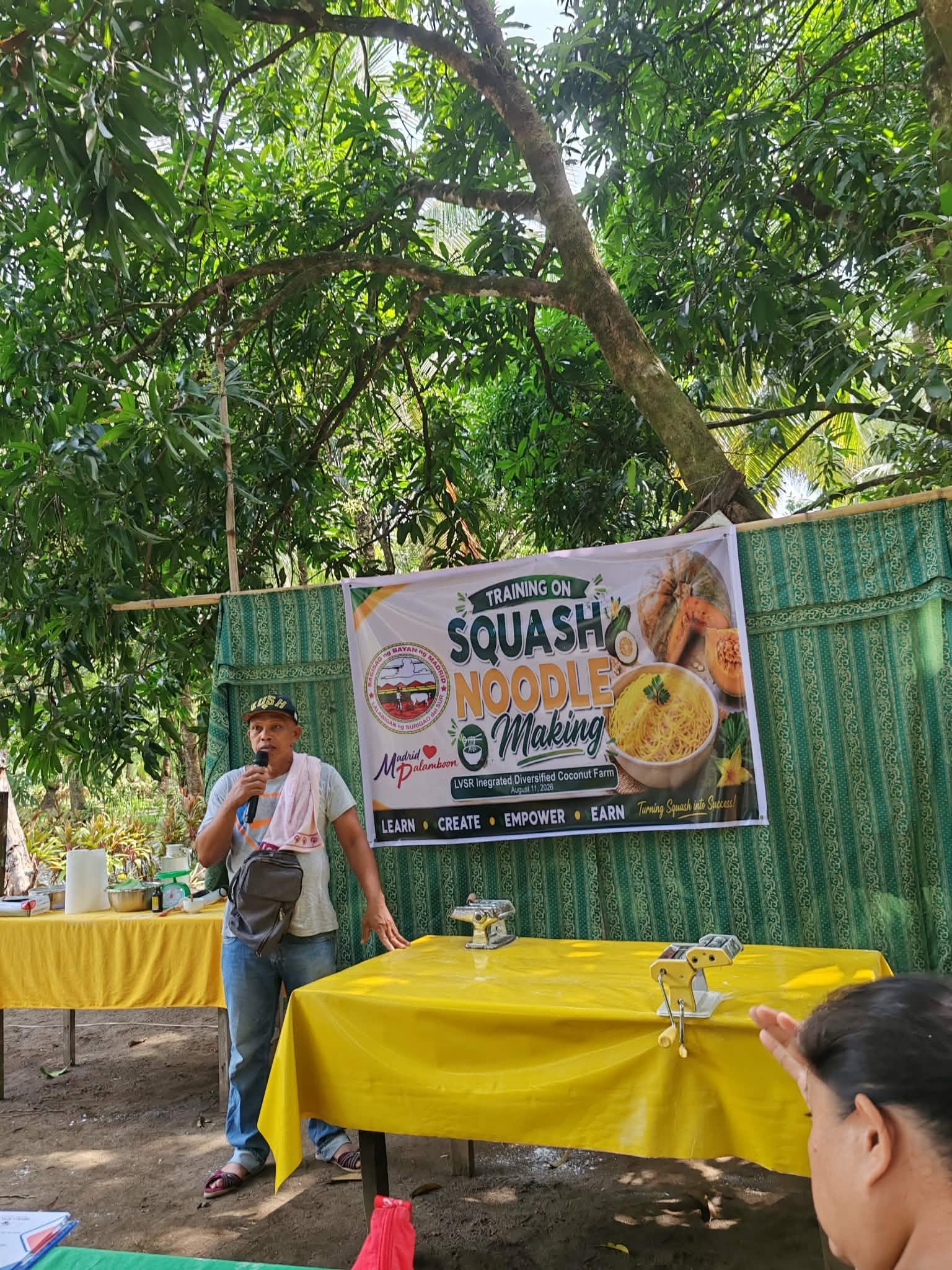 ONE-DAY TRAINING ON SQUASH NOODLES MAKING 🍜🌱