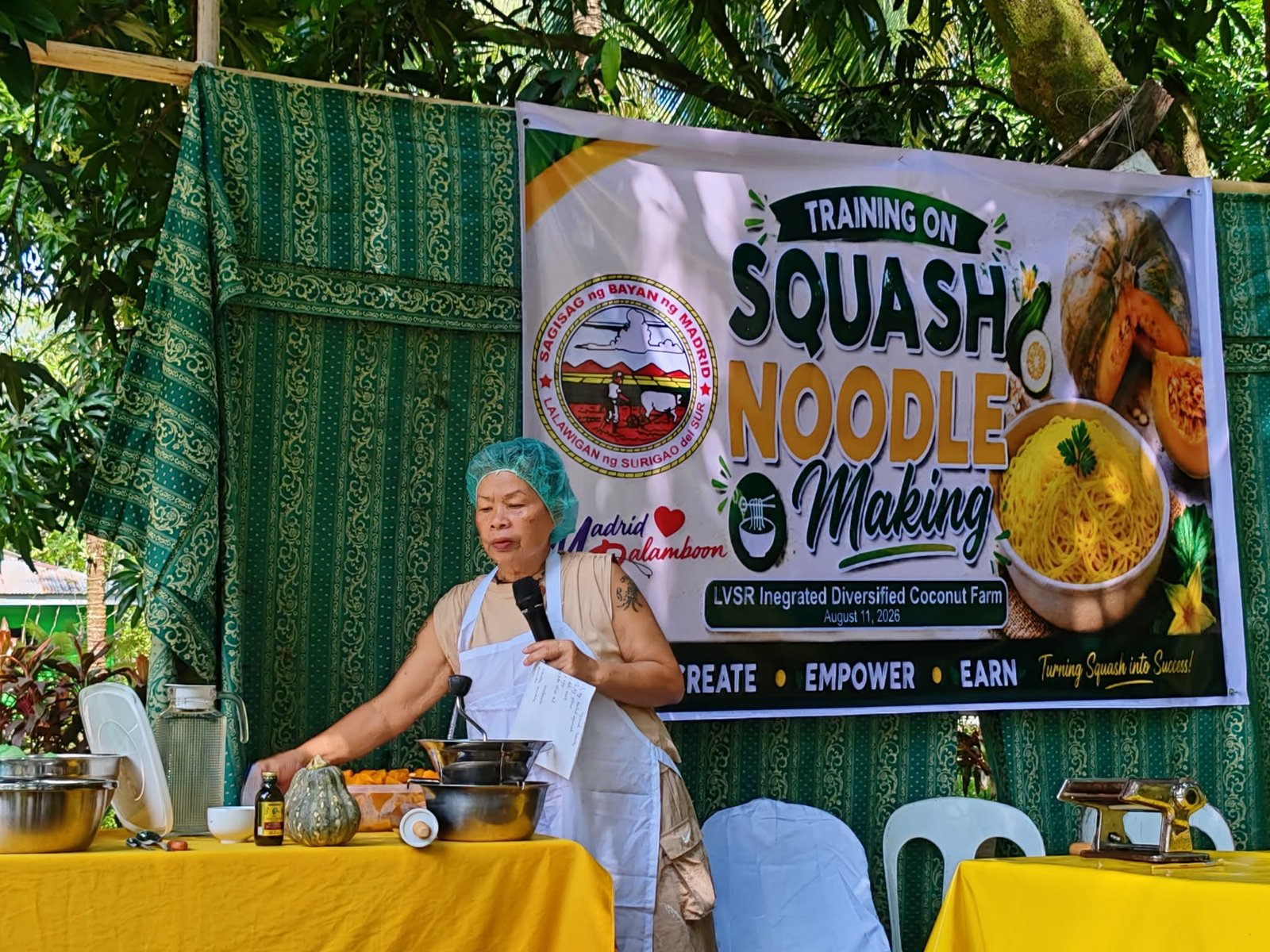 ONE-DAY TRAINING ON SQUASH NOODLES MAKING 🍜🌱